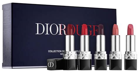 Rouge Dior Mini Lipstick Trio Holiday Gift Set 